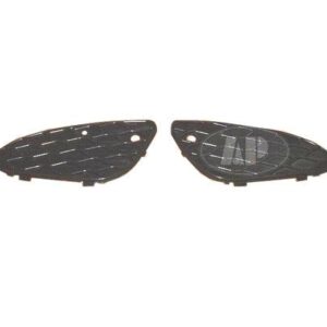 Grille Lower Outer Driver Side Mercedes E320 2003-2005 Without Sprt Matt-Black , MB1038111