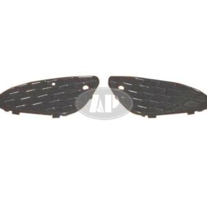 Grille Lower Outer Passenger Side Mercedes E500 2003-2006 Without Sprt Matt-Black , MB1039110