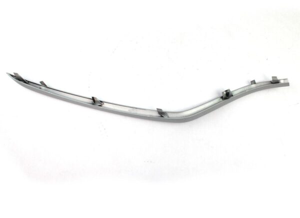 Bumper Moulding Front Outer Driver Side Mercedes C63 Amg 2015-2018 Painted Silver , MB1046126 - Image 2