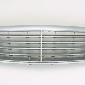 Grille Mercedes E320 2003-2006 Silver With Chrome Front (Elegance Pkg) , MB1200134