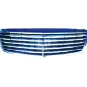 Grille Mercedes E350 2006 Chrome/Black With Avantgarde Without Sensor (11 Moulding) , MB1200141