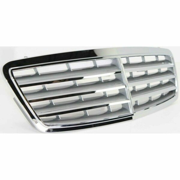 Grille Mercedes Clk350 2006-2007 Chrome/Silver With Sport Pkg (Avngrd/Elgns) , MB1200142 - Image 4