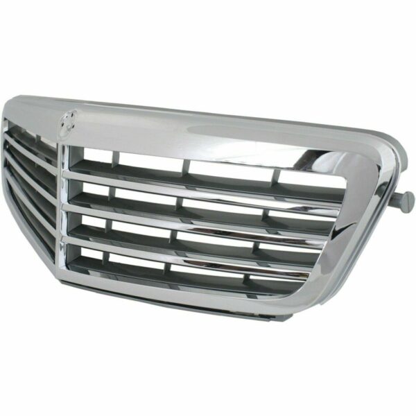 Grille Mercedes C350 2008-2014 Chrome Gray Without Amg Pkg With Elegance Pkg , MB1200145 - Image 2