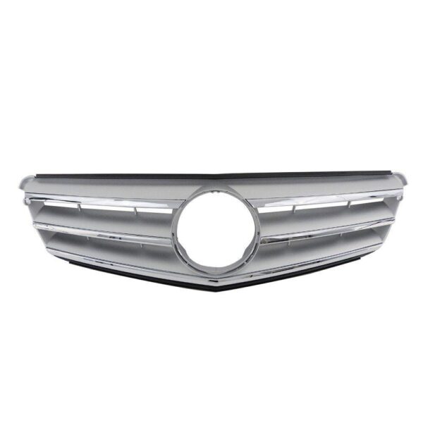 Grille Mercedes C230 2008-2009 Chrome/Silver Without Amg Pkg With Sport Pkg , MB1200148 - Image 4