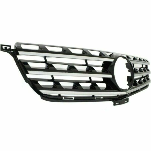 Grille Mercedes Ml550 2012-2014 Black With Chrome Mldg Without Emblem , MB1200162 - Image 3