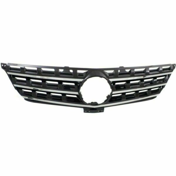 Grille Mercedes Ml550 2012-2014 Black With Chrome Mldg Without Emblem , MB1200162 - Image 4