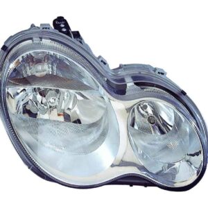Head Lamp Driver Side Mercedes C230 2005-2007 Halogen High Quality , MB2502148