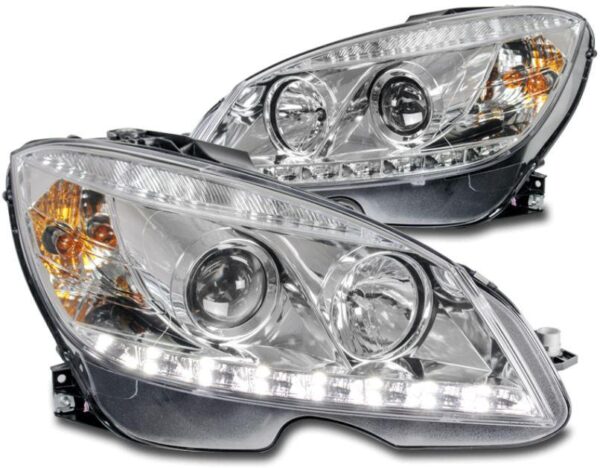 Head Lamp Driver Side Mercedes C350 2008 Halogen (Made Before 09/02/2007) High Quality , MB2502162 - Image 3