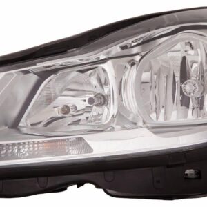 Head Lamp Driver Side Mercedes C350 2012-2014 Halogen Chrome Housing Sedan Without Cornering Lamp High Quality , MB2502187