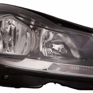 Head Lamp Passenger Side Mercedes C300 2012-2014 Halogen Black Housing Coupe Without Cornering Lamp High Quality , MB2503186