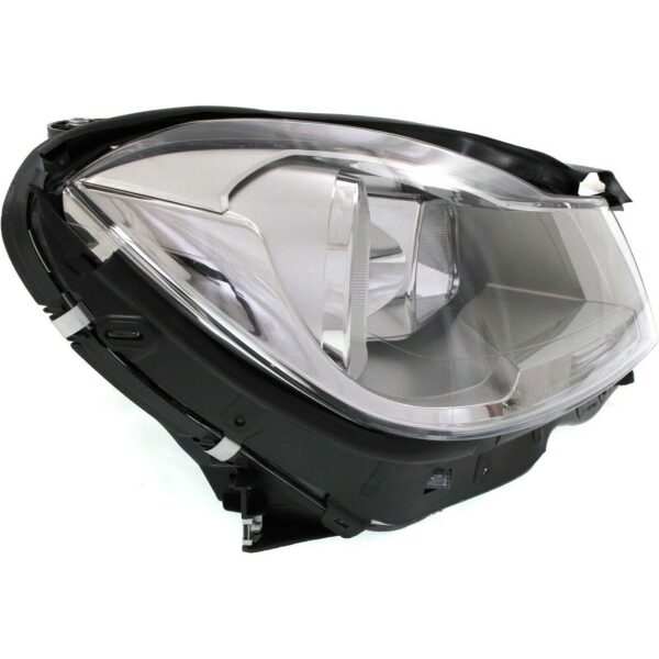 Head Lamp Passenger Side Mercedes C350 2012-2014 Halogen Chrome Housing Sedan Without Cornering Lamp High Quality , MB2503187 - Image 3