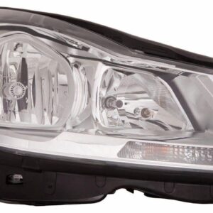 Head Lamp Passenger Side Mercedes C300 2012-2014 Halogen Chrome Housing Sedan Without Cornering Lamp High Quality , MB2503187