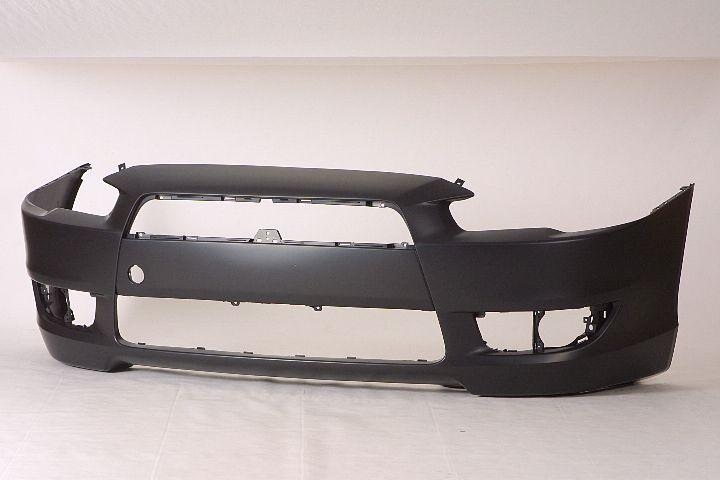 Bumper Front Mitsubishi Lancer Sportback 2009-2014 Primed Without Spoiler Hole Exclude Gts Model , MI1000324
