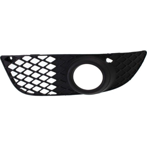 Fog Lamp Cover Front Driver Side Mitsubishi Lancer Sportback 2009-2014 Matte-Black With Fog Lamp Hole (Bezel) , MI1038107 - Image 2