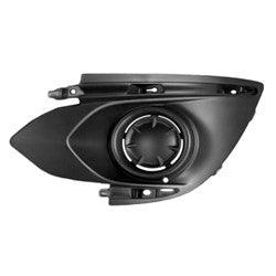Fog Lamp Cover Front Driver Side Mitsubishi Mirage Hatchback 2017-2020 Textured Black , MI1038123