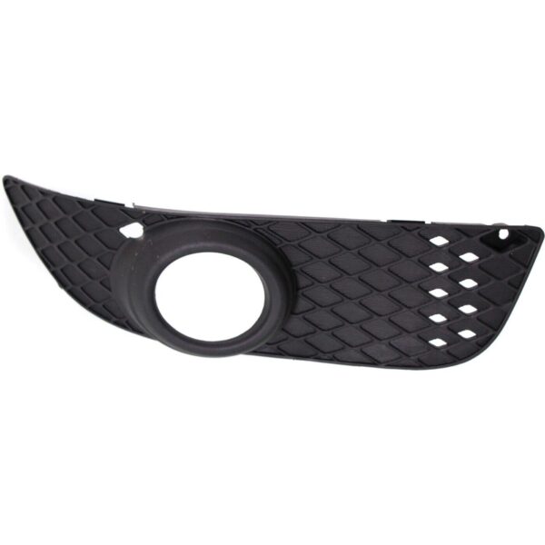 Fog Lamp Cover Front Passenger Side Mitsubishi Lancer Sportback 2009-2014 Matte-Black With Fog Lamp Hole (Bezel) , MI1039107 - Image 2