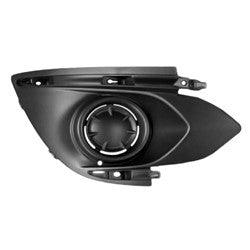 Fog Lamp Cover Front Passenger Side Mitsubishi Mirage Hatchback 2017-2020 Textured Black , MI1039123