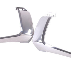Bumper Moulding Front Driver Side Center Mitsubishi Outlander 2016-2020 Chrome , Mi1046103U - Hunt Parts