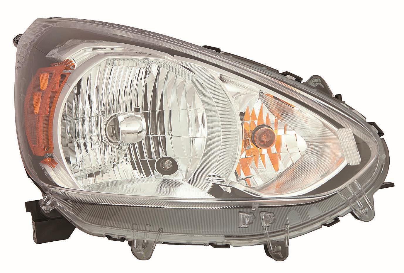 Head Lamp Driver Side Mitsubishi Mirage Hatchback 2014-2020 Halogen High Quality , MI2502164
