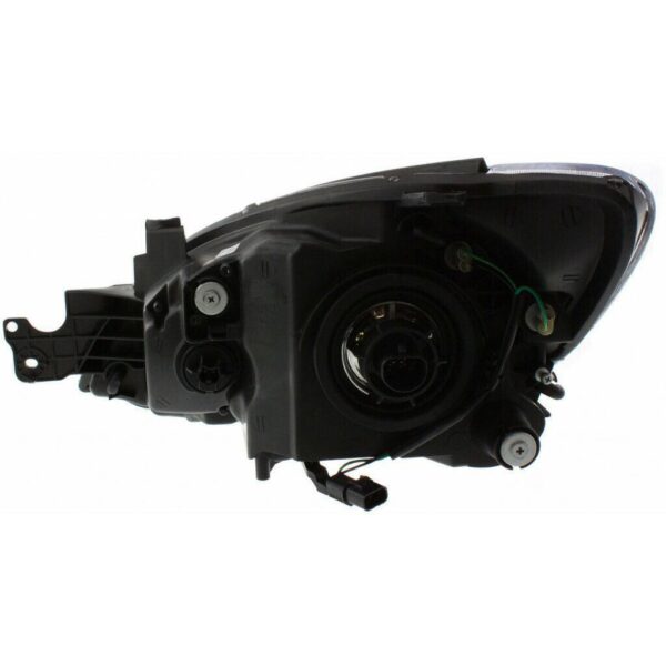 Head Lamp Passenger Side Mitsubishi Lancer 2004-2006 Black Bezel For Ralliart Model High Quality , MI2503135 - Image 2