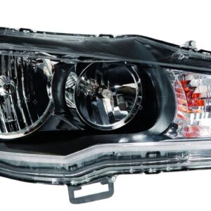 Head Lamp Passenger Side Mitsubishi Lancer Evolution 2009-2015 Halogen From Nov 2 2008 High Quality , MI2503158