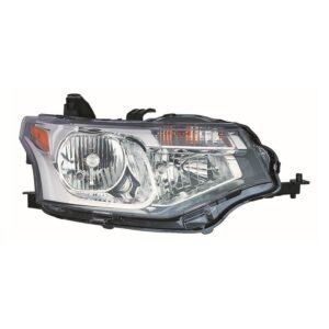 Head Lamp Passenger Side Mitsubishi Outlander 2014-2015 Halogen Exclude Sport Models Capa , Mi2503163C - Hunt Parts
