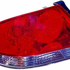 Tail Lamp Driver Side Mitsubishi Lancer 2004-2007 Clear/Red Lens (Es/Ls Mdl) Capa , Mi2800119C - Hunt Parts
