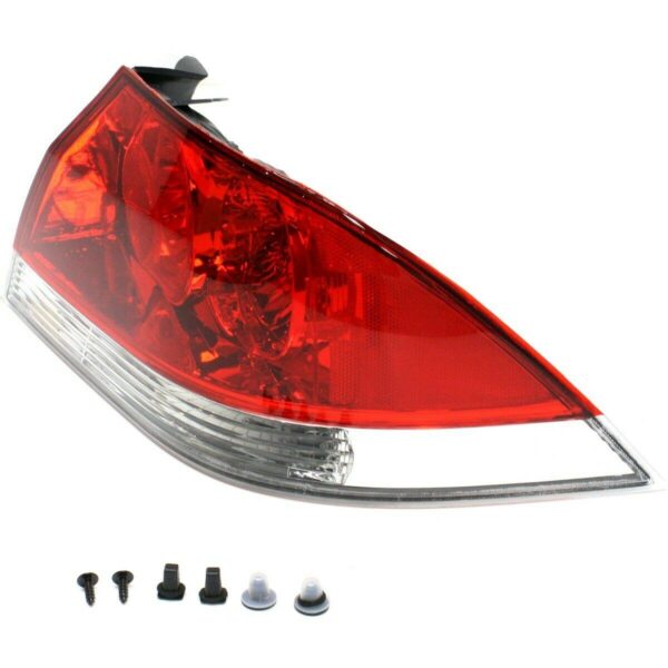 Tail Lamp Passenger Side Mitsubishi Lancer 2004-2007 Clear/Red Lens (Es/Ls Mdl) High Quality , MI2801119 - Image 2