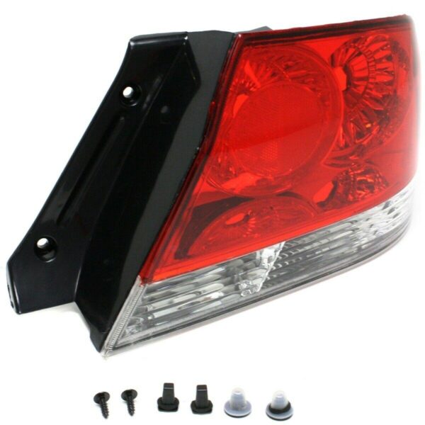 Tail Lamp Passenger Side Mitsubishi Lancer 2004-2007 Clear/Red Lens (Es/Ls Mdl) High Quality , MI2801119 - Image 3