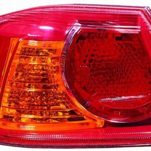 Tail Lamp Driver Side Mitsubishi Lancer Evolution 2008 Red Bezel High Quality , MI2804100