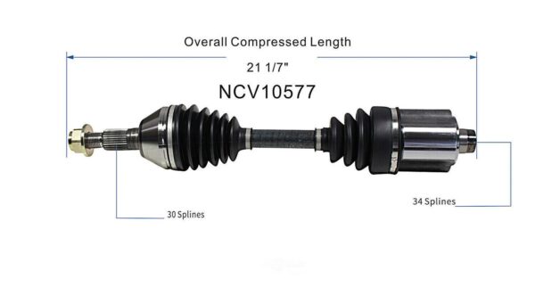CV Axle Driver Side/Passenger Pontiac Grand Am 1999-2005 Side Ls-Lt , NCV10577 - Image 5