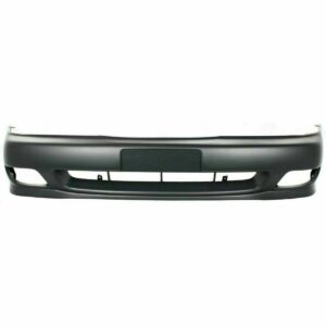 Bumper Front Nissan Sentra 1998-1999 Black Xe-Gxe-Gle Models With Fog Lamp Hole , NI1000191B