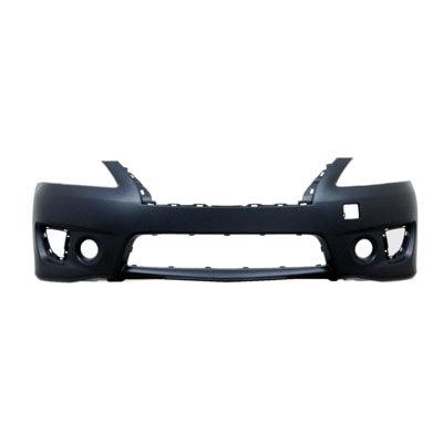 Bumper Front Nissan Sentra 2013-2015 Sr Model Primed , NI1000290