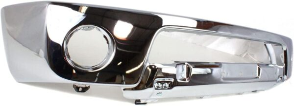 Bumper Face Bar Front Nissan Frontier 2005-2008 Chrome With Fog Lamp Hole Without Off Road Steel , NI1002138 - Image 5