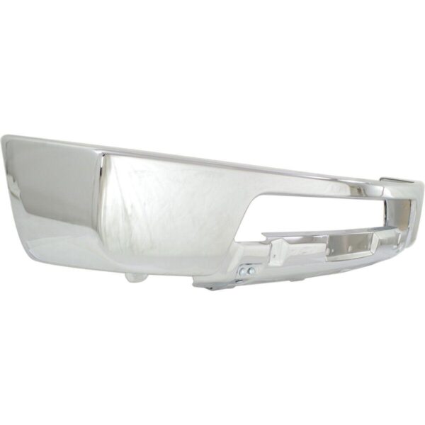 Bumper Face Bar Front Nissan Frontier 2005-2021 Chrome Without Fog Lamp Hole With Off Road Steel , NI1002140 - Image 3