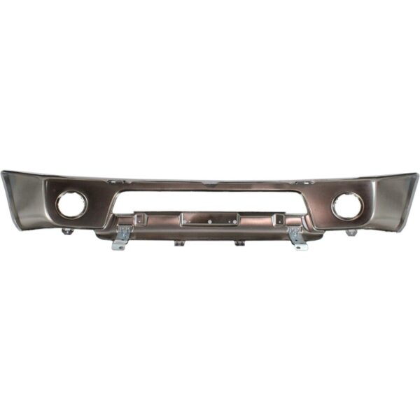 Bumper Face Bar Front Nissan Frontier 2005-2021 Chrome With Fog Lamp Hole Steel , NI1002143 - Image 5