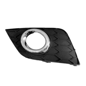 Fog Lamp Bezel Front Driver Side Nissan Sentra 2016-2019 Matt Black/Chrome , Ni1038143U - Hunt Parts