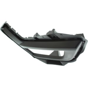 Fog Lamp Bezel Front Passenger Side Nissan Rogue 2017-2020 Black , Ni1039149U - Hunt Parts