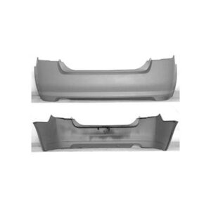 Bumper Rear Nissan Sentra 2007-2012 Primed 2.5L For Se/Se-R Model , NI1100255