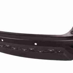 Bumper Rear Nissan Pathfinder 2013-2016 Partial Primed Black With Sensor Hole Without Hitch Hole , NI1100290