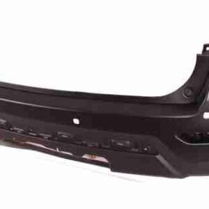 Bumper Rear Nissan Pathfinder 2013-2016 Partial Primed Black With Sensor Hole With Hitch Hole Capa , NI1100293C