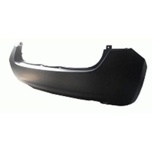 Bumper Rear Nissan Versa Hatchback 2014-2017 Primed Black Hatchback Note Model Exc Sr , NI1100294