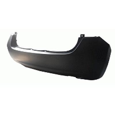Bumper Rear Nissan Versa Hatchback 2014-2017 Primed Black Hatchback Note Model Exc Sr , NI1100294