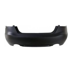 Bumper Rear Nissan Maxima 2016-2018 Primed Without Sensor Hole With Textured Lower Center Body Line Band , NI1100307