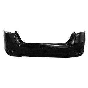 Bumper Rear Nissan Sentra 2016-2019 Primed Sr With Textured Lower (Driver Side Exhaust Cut) , NI1100313