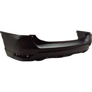 Bumper Rear Nissan Rogue 2017-2020 Primed With Textured Lower Without Sensor , NI1100319