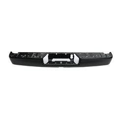 Bumper Step Face Bar Rear Nissan Titan Xd 2016-2019 Black Without Sensor Steel , NI1102163