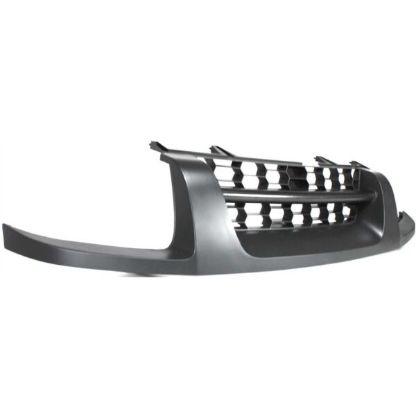 Grille Nissan Xterra 2002-2004 Se Model With Gray Moulding Matte-Black , NI1200198 - Image 3