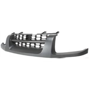 Grille Nissan Xterra 2002-2004 Se Model With Gray Moulding Matte-Black , NI1200198