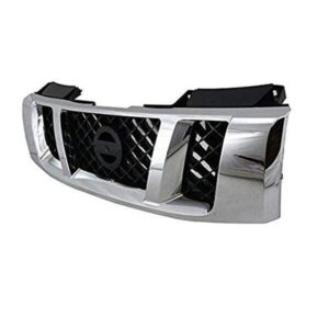 Grille Nissan Titan 2008-2014 Matte-Black With Chrome Front Le/Se , NI1200240